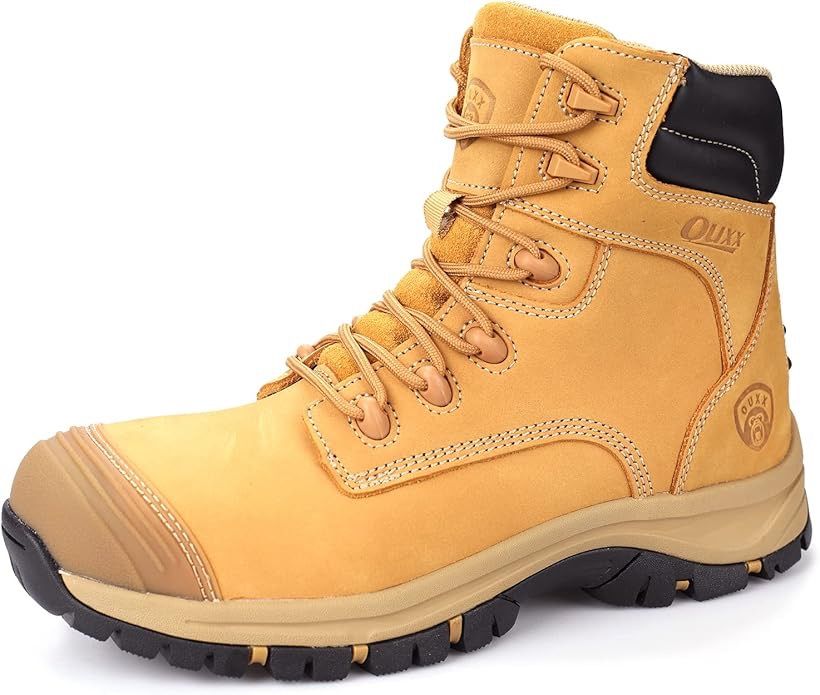 Ouxx Men’s Steel Toe Work Boots – Size 13 – NEW