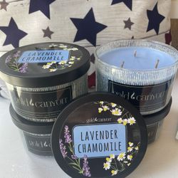 GOLD CANYON Candles Lavender Chamomile 4-10oz. 