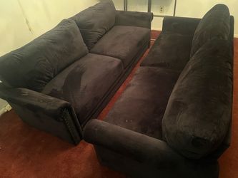 2 Suede Couch’s