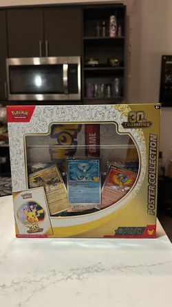 Pokémon TCG 30th Celebration Poster Collection – Articuno Zapdos Moltres – Sealed