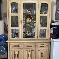 China Cabinet W/ Light