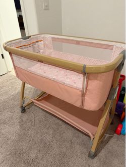 Pink bassinet