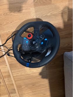 Logitech gaming wheel and pedals