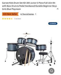 Kids Drum Set AD-300 Junior 5-Piece