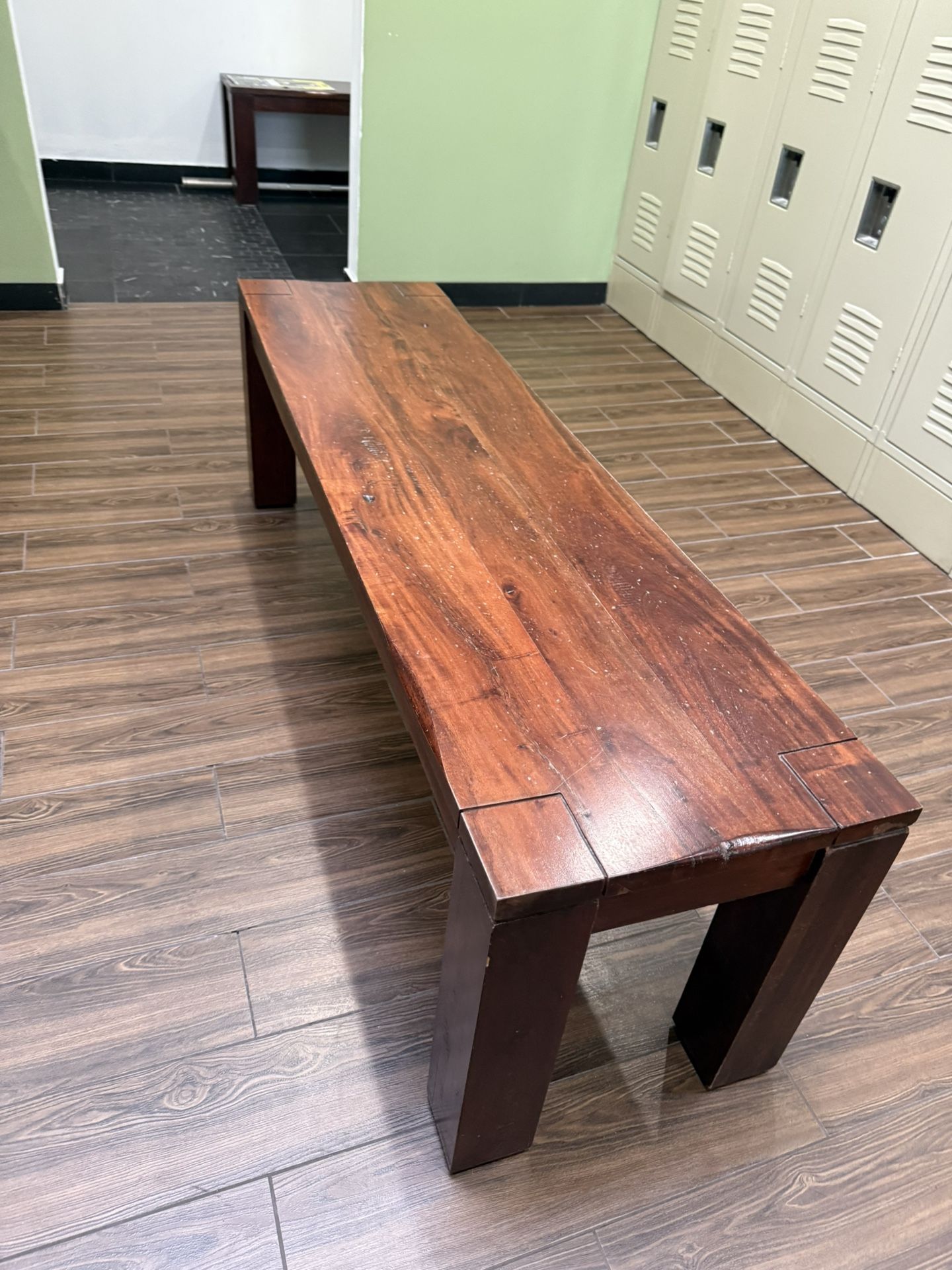 Commercial Gym Wood BENCH It’s Heavy Duty