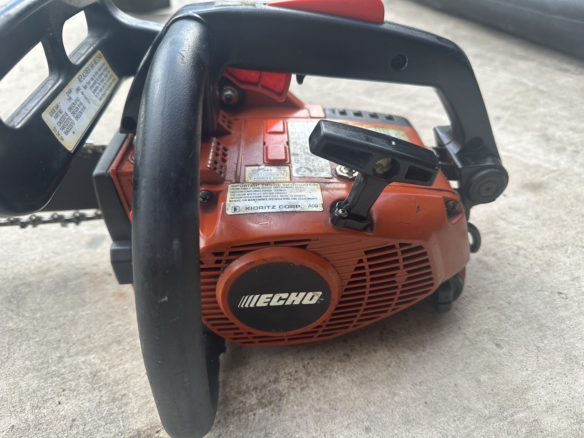 Echo Cs341 Three Chainsaw for Sale in San Antonio, TX OfferUp