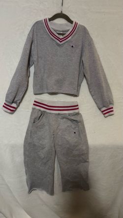 Champion Gray Two-Piece Sweatsuit Set