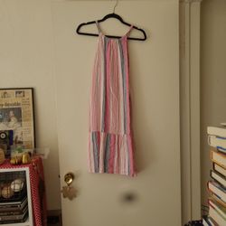 GIVENKALE Pink Striped Dress