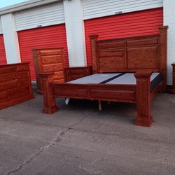 King Size Bedroom Set With Boxspring 