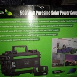 Nature Power 500 Watt Puresine solar Lithium Generator 