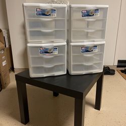 IKEA Lack Coffee Table + Organizers 