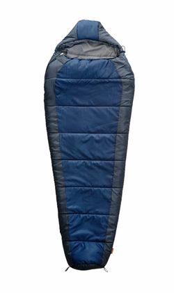 Ozark Trail 30-Degree Cold Weather Mummy Sleeping Bag, Blue, 7’1”x2’9”