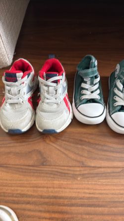 Three size 8 toddler shoes