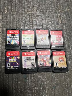 Smash bros Paper Mario kart 8 deluxe Super Mario Party Super Mario 3D all stars Nintendo Switch