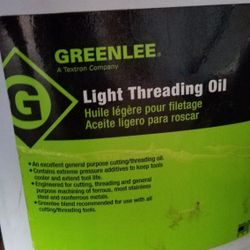 Greenlee cutting oil