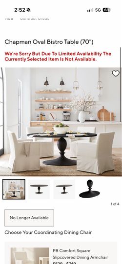 Brand new pottery barn table