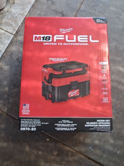 Milwaukee fuel  pack out vacuum. Tool only