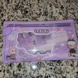 Lububu 7 Piece School Supplys Pencil Bag Brand New