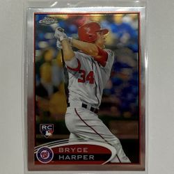Bryce Harper 2012 Topps Chrome #196 Rookie Card
