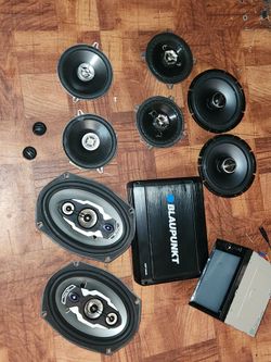 DECENT START TO A LOUD AND CLEAR SYSTEM/ALPINE,ALMANI,KICKER,BLAUPUNKT,JBL,AND SONY/$230