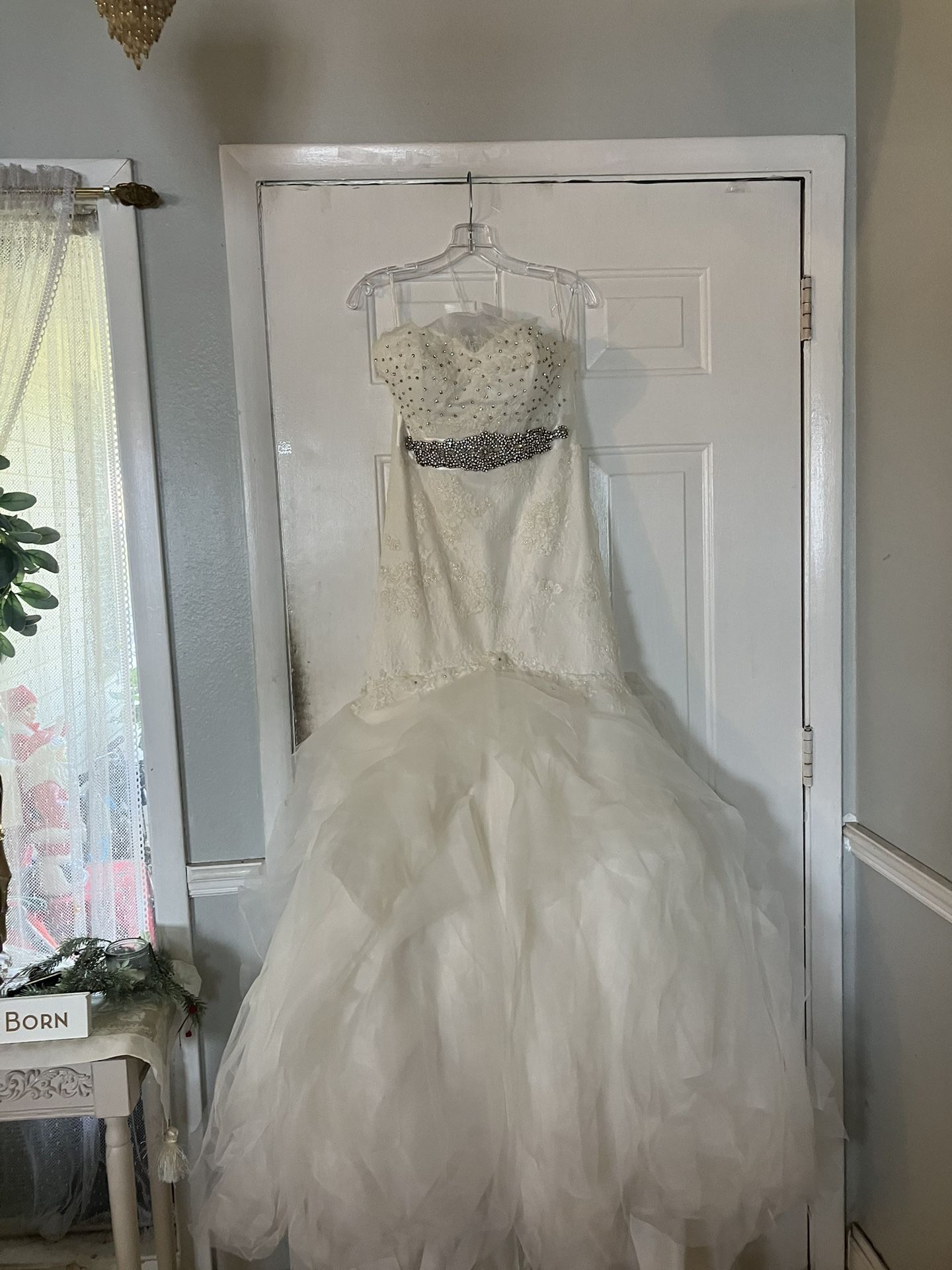 Sequin Wedding dress And Reception Dress 