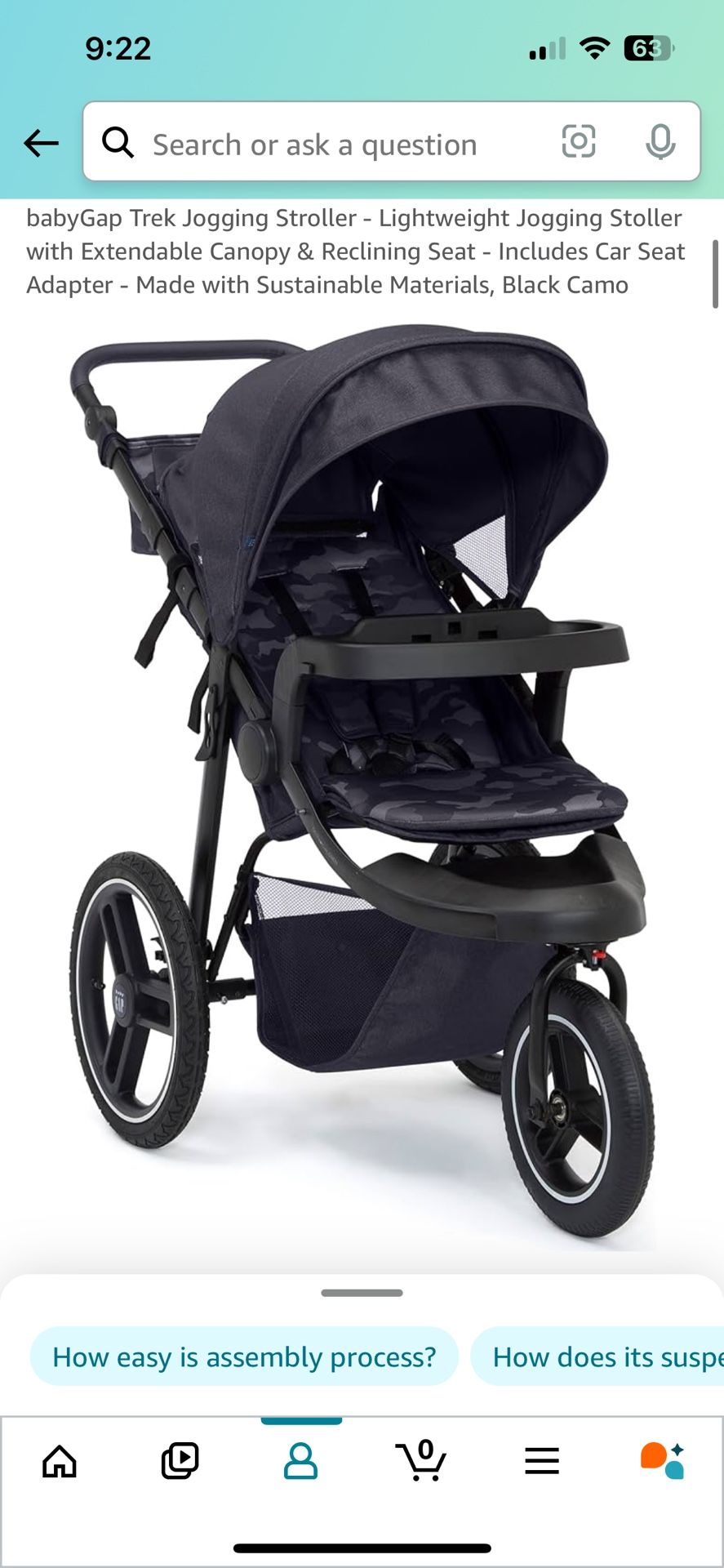 Baby Gap Jogging Stroller - www.disolcolor.com