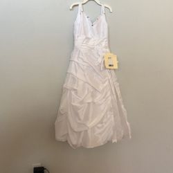 White Flower Girl Wedding Dress