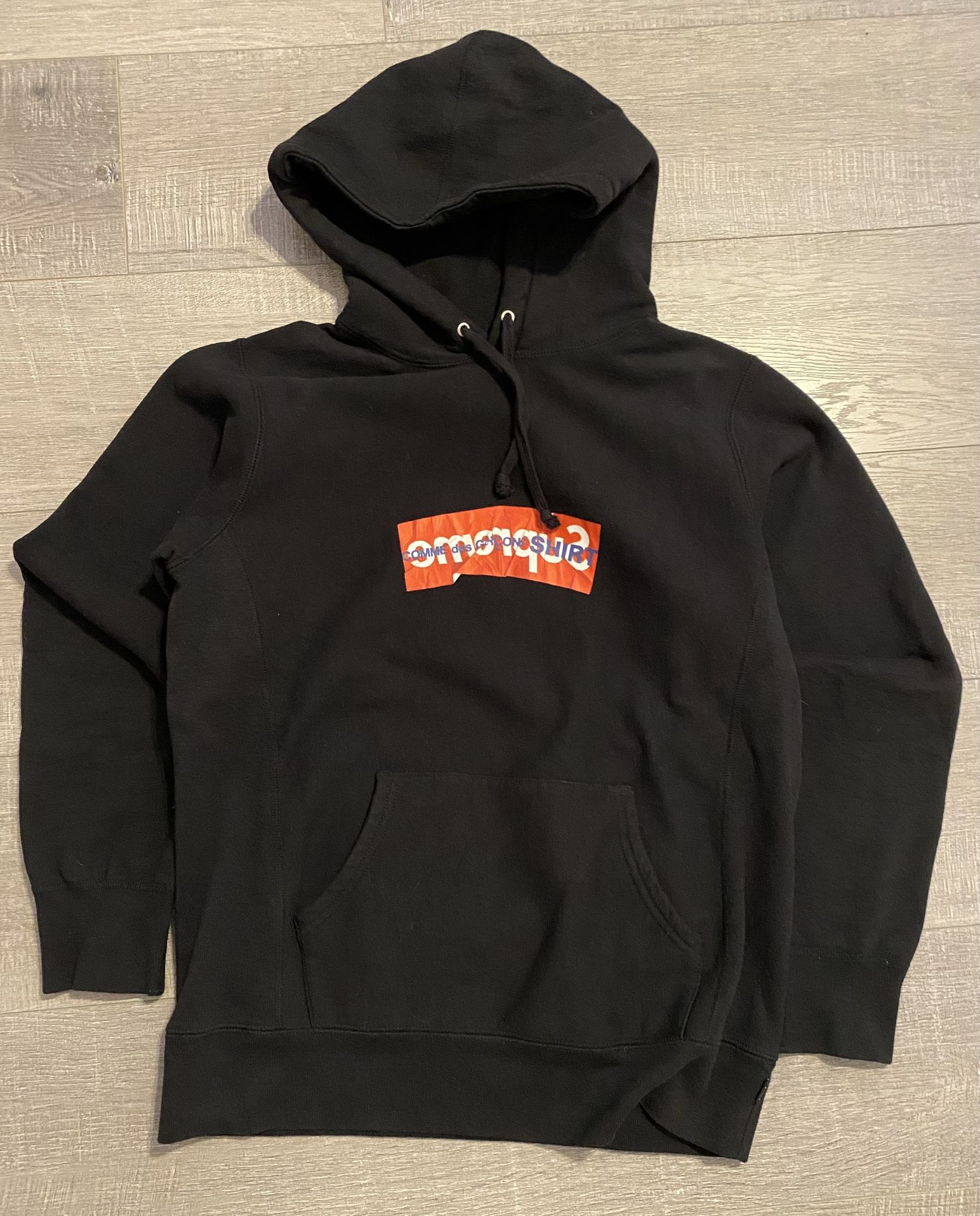 Supreme Comme des GARCONS CDG Box logo hoodie SS17 size M