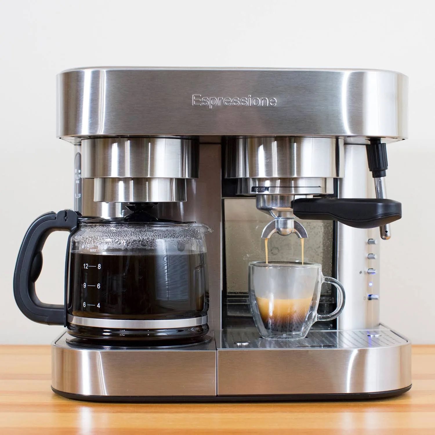 Espresso And Drip Combo Machine