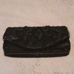 Women's Black Lace Evening Bag 