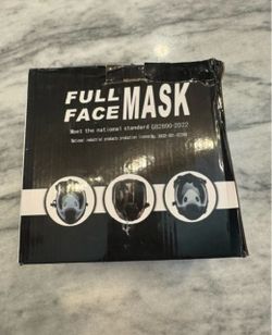 PROMASK Full Face Mask, GB2(contact info removed), gas, chemicals, welding (New)
