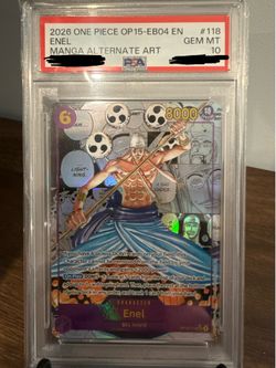 One piece Enel manga psa10