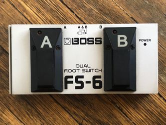 Boss FS-6 dual footswitch