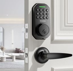 Keyless Entry Door Lock Deadbolt with Handle Set Smart Locks