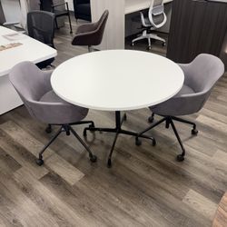 Round office Meeting  Table 42” Wide 
