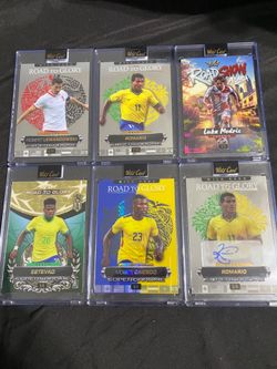 Wild Card Super chrome soccer cards