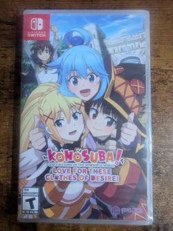 Nintendo switch Konosuba