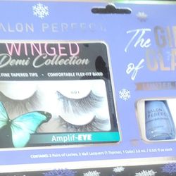 SALON PERFECT The Gift  Of GLAM  EYELASHES  AND  NAIL POLISH 