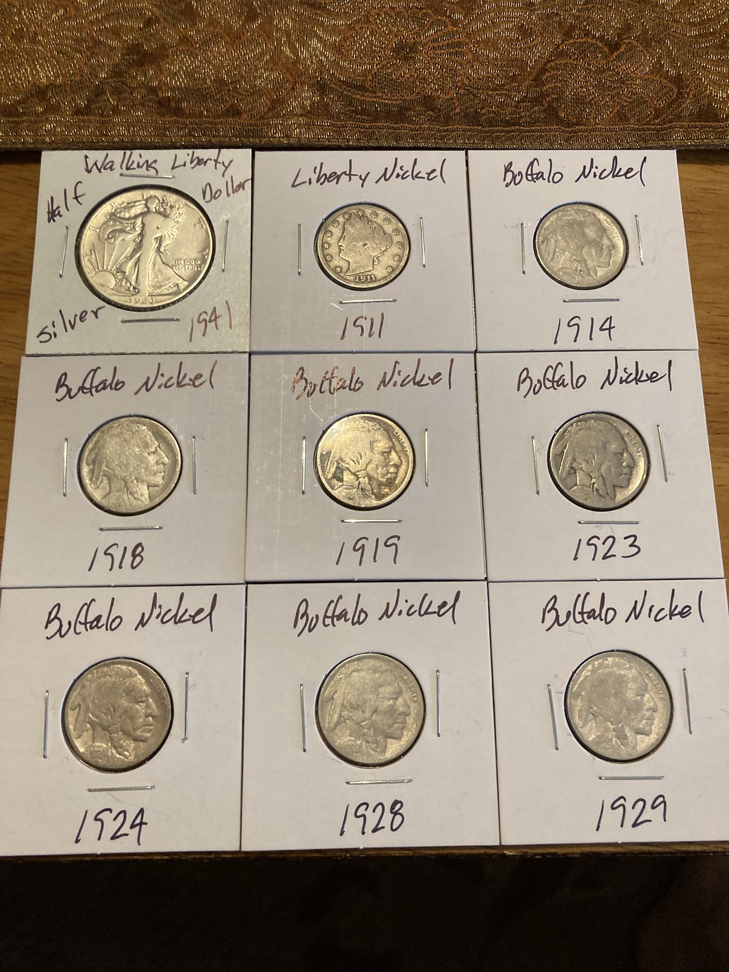 1941 Silver Walking Liberty Coin Set