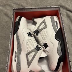 Air Jordan 4 White Cement 