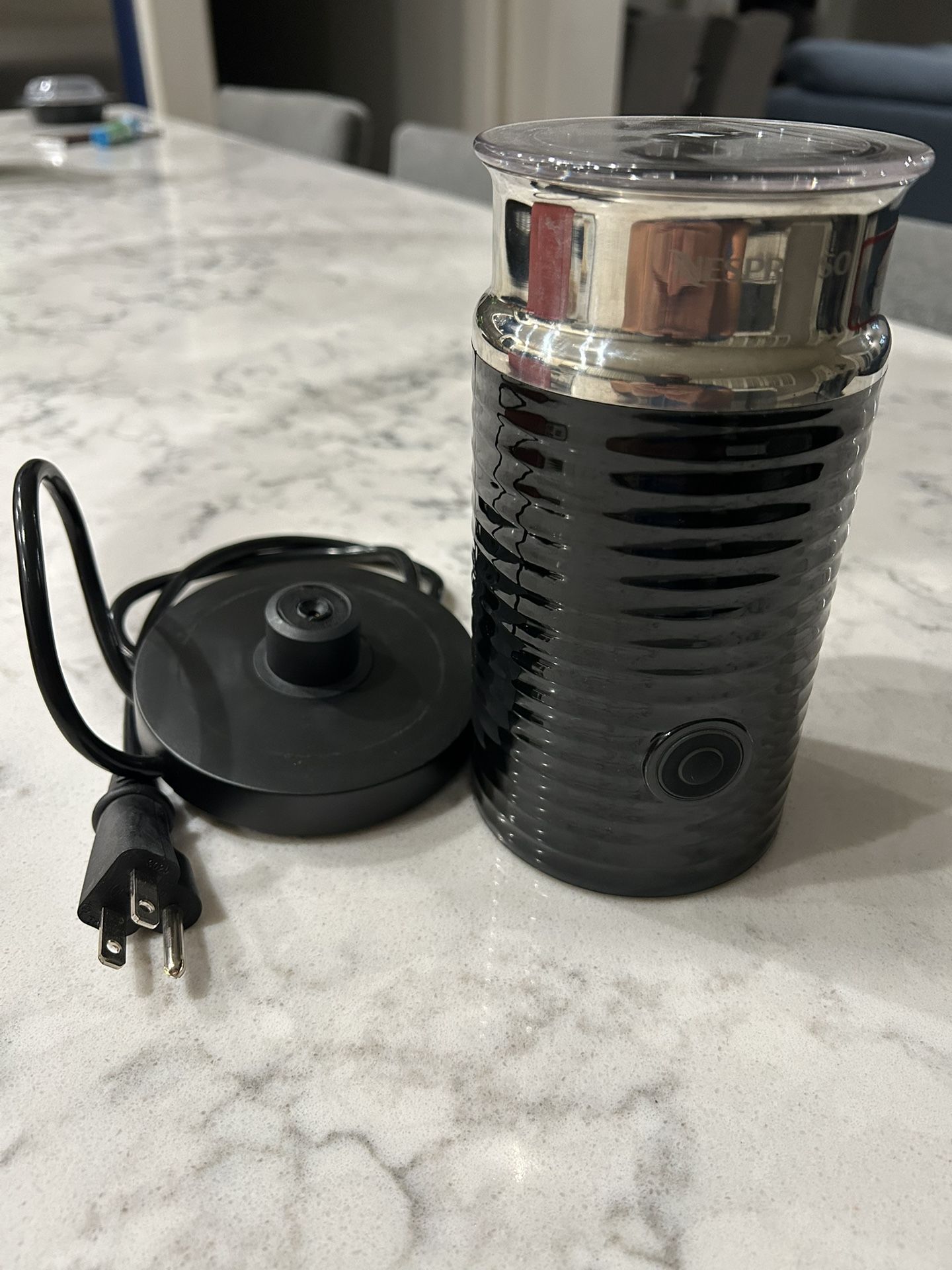 New Nespresso Aeroccino Milk Frother Black