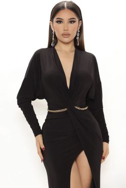 Fashion Nova Whisked Away Maxi Dress (Small)