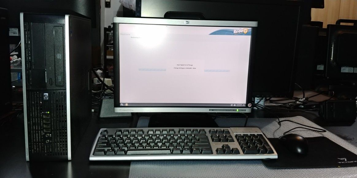 Full HP Computer system with 19 inch Monitor, Mouse, and Keyboard