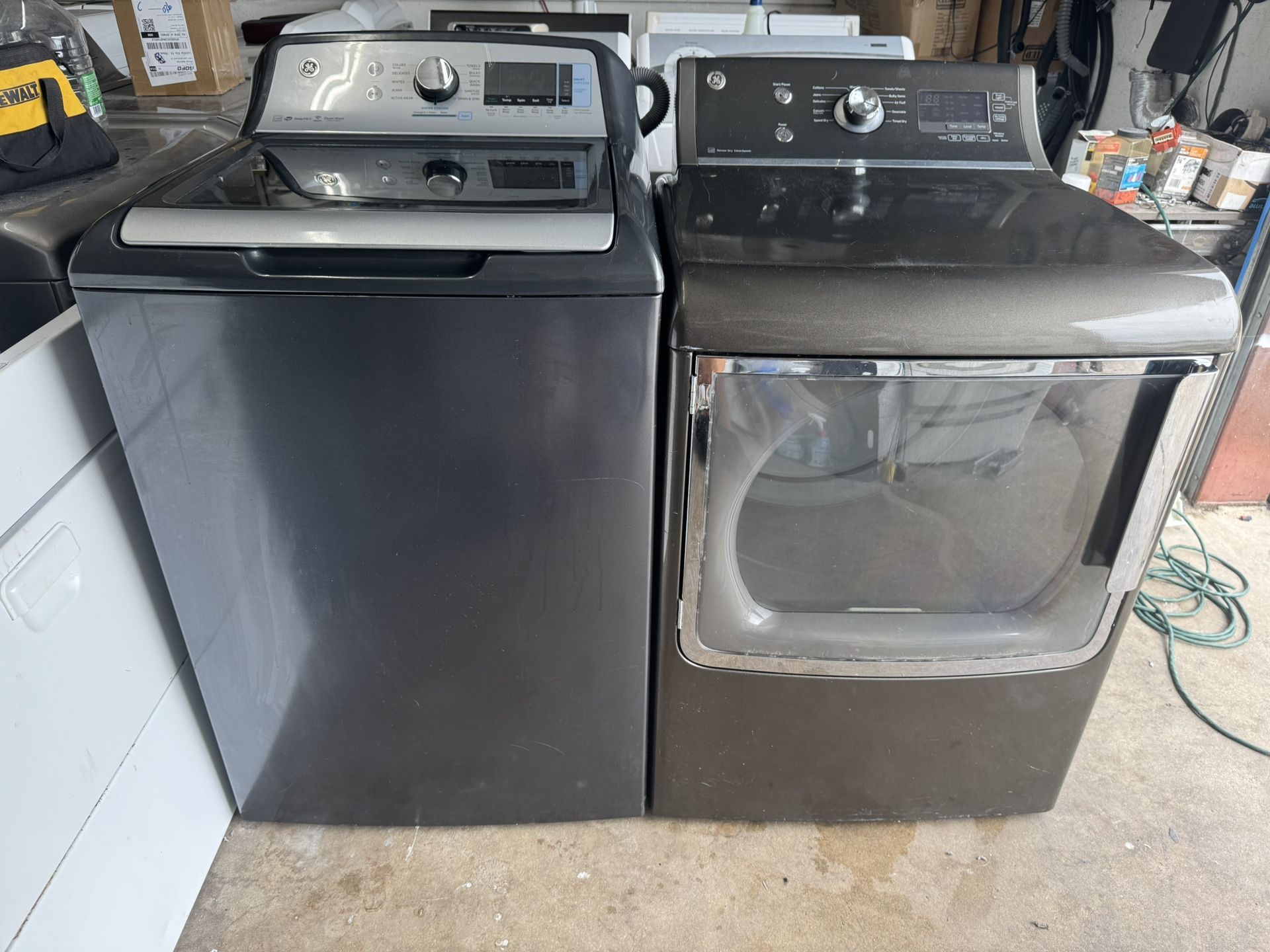 GE Washer And Electric Dryer
