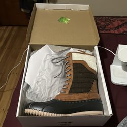 MaxMuxun camel Boots Size 10