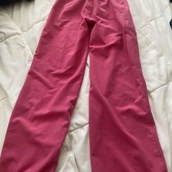 Petite Hot Pink Scrubs XXS