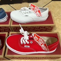 Brand New Kids Size 3 Vans $30 Each Or 2 For $50