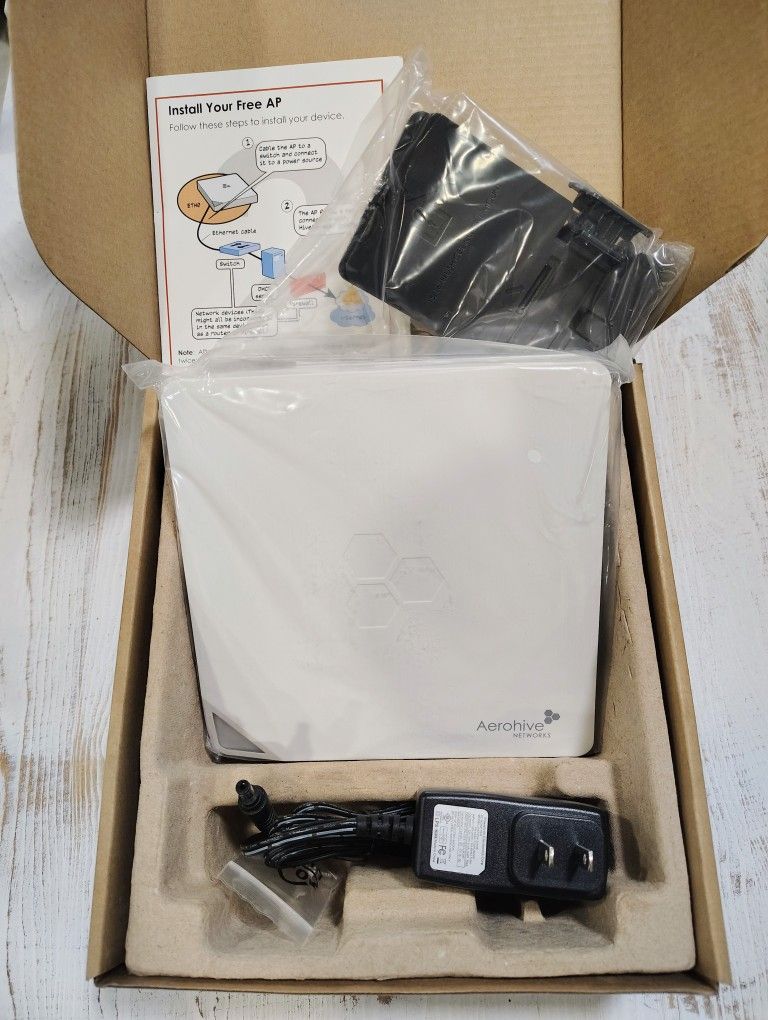 Aerohive HiveAP 121 AH-AP-121-N-FCC 802.11n Dual Radio Access Point