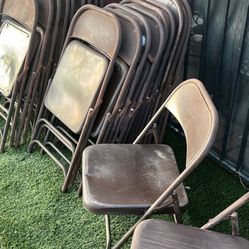 20 Metal Chairs.