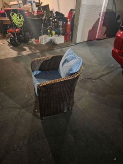 True Cain wicker chair